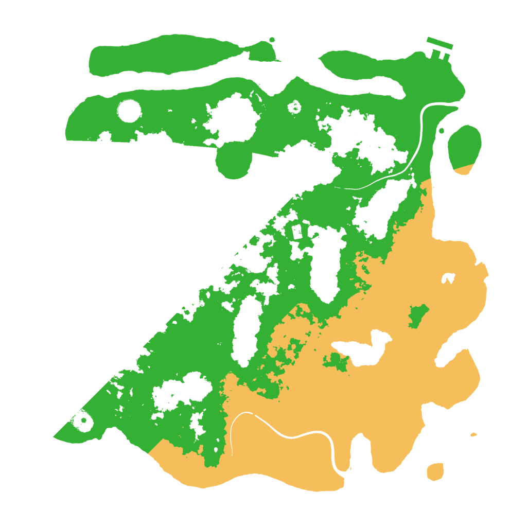 Biome Rust Map: Procedural Map, Size: 4000, Seed: 547809620