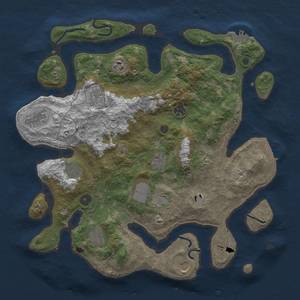 Thumbnail Rust Map: Procedural Map, Size: 4000, Seed: 547809620, 18 Monuments