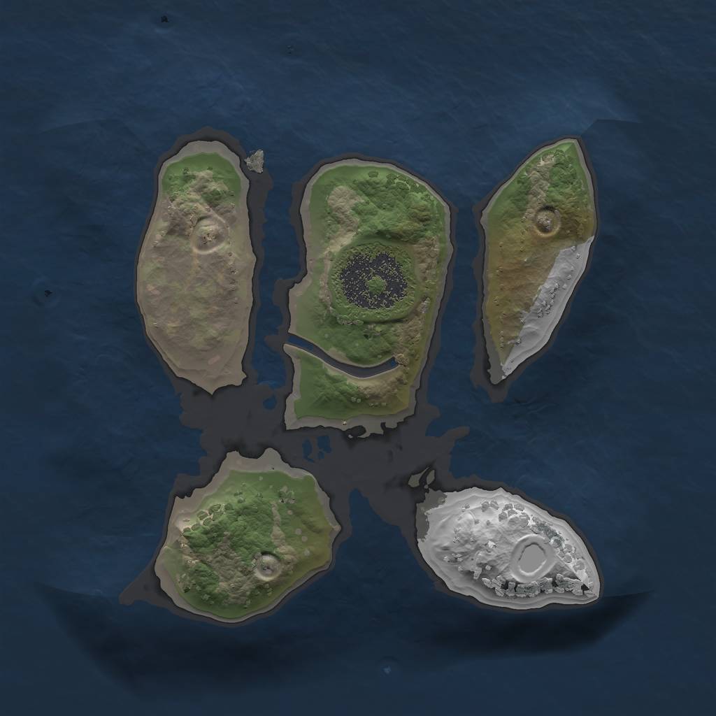 Rust Map: Procedural Map, Size: 1700, Seed: 10, 5 Monuments