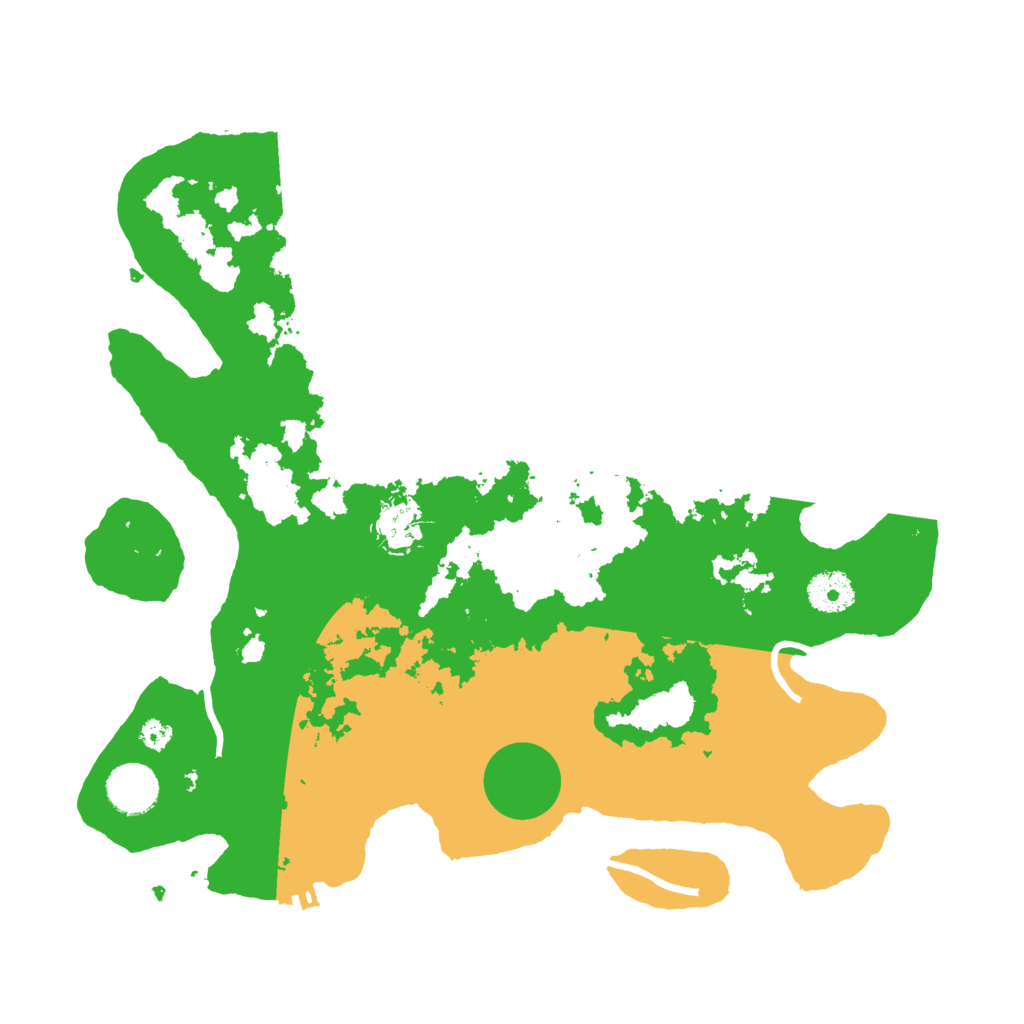 Biome Rust Map: Procedural Map, Size: 3500, Seed: 743