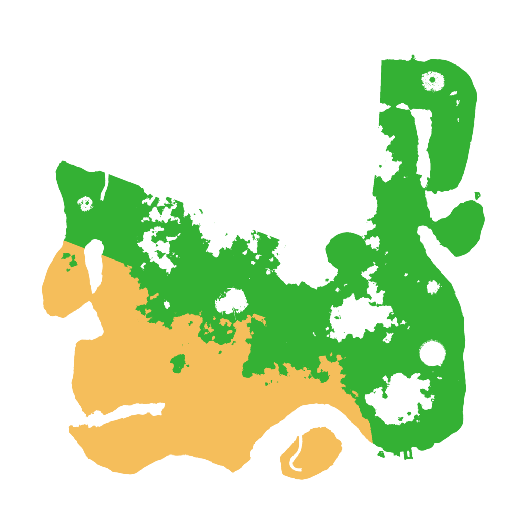 Biome Rust Map: Procedural Map, Size: 3600, Seed: 429275750
