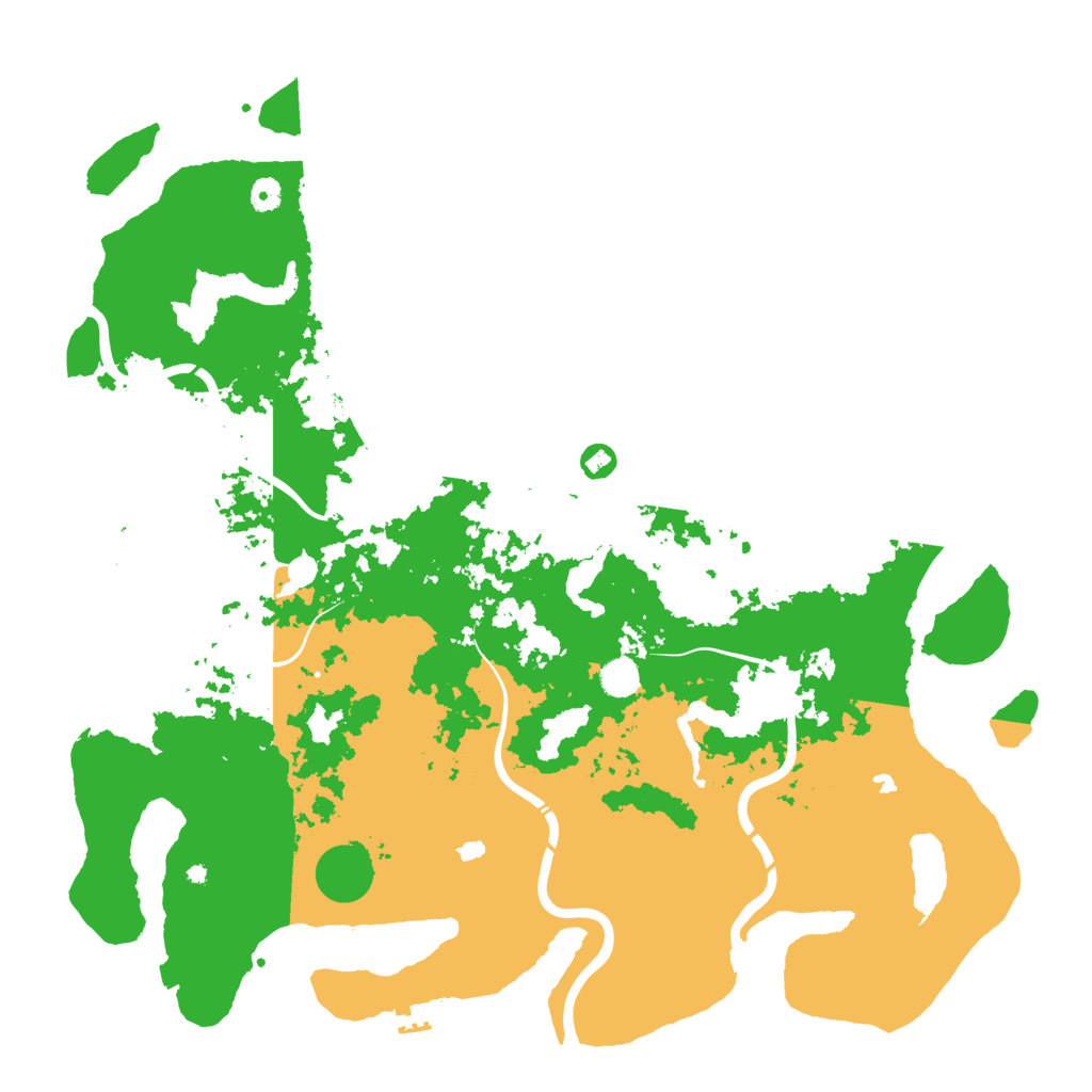 Biome Rust Map: Procedural Map, Size: 5000, Seed: 64363