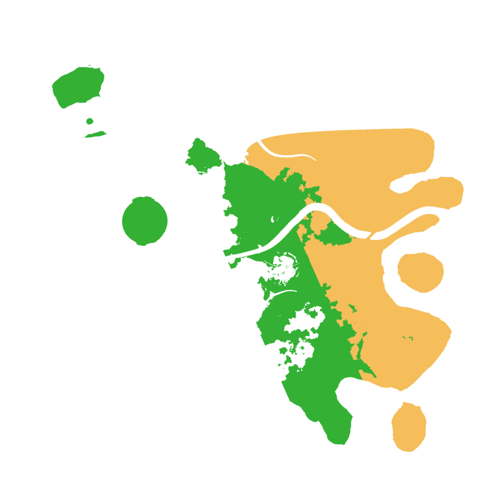 Biome Rust Map: Procedural Map, Size: 3000, Seed: 9888