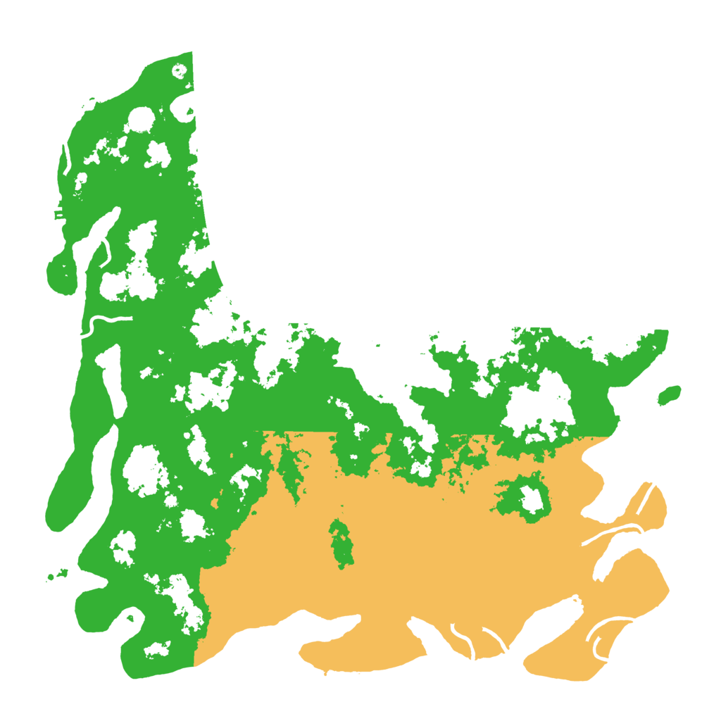 Biome Rust Map: Procedural Map, Size: 5100, Seed: 541287