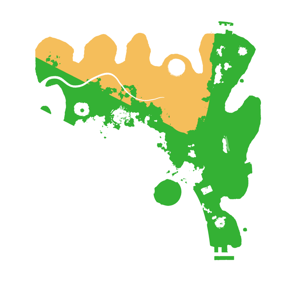 Biome Rust Map: Procedural Map, Size: 3000, Seed: 3