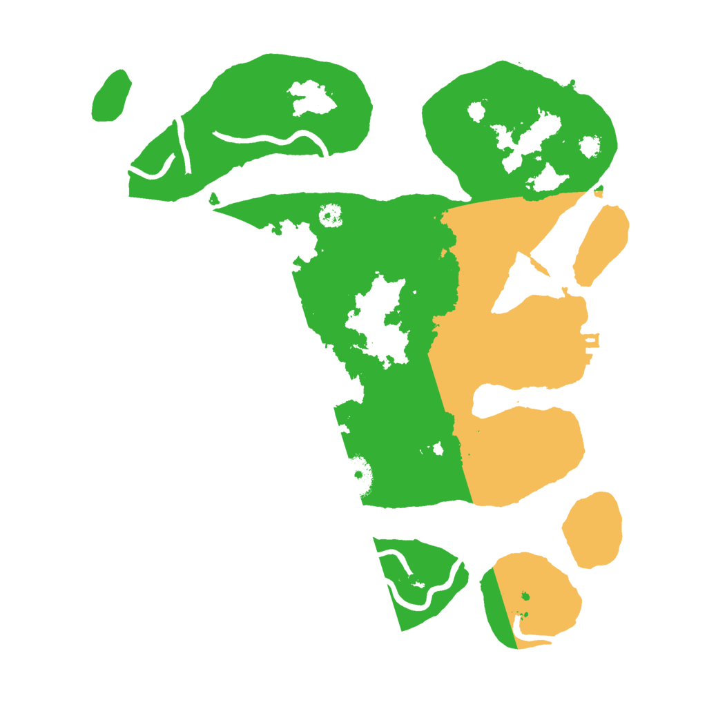 Biome Rust Map: Procedural Map, Size: 3000, Seed: 65721