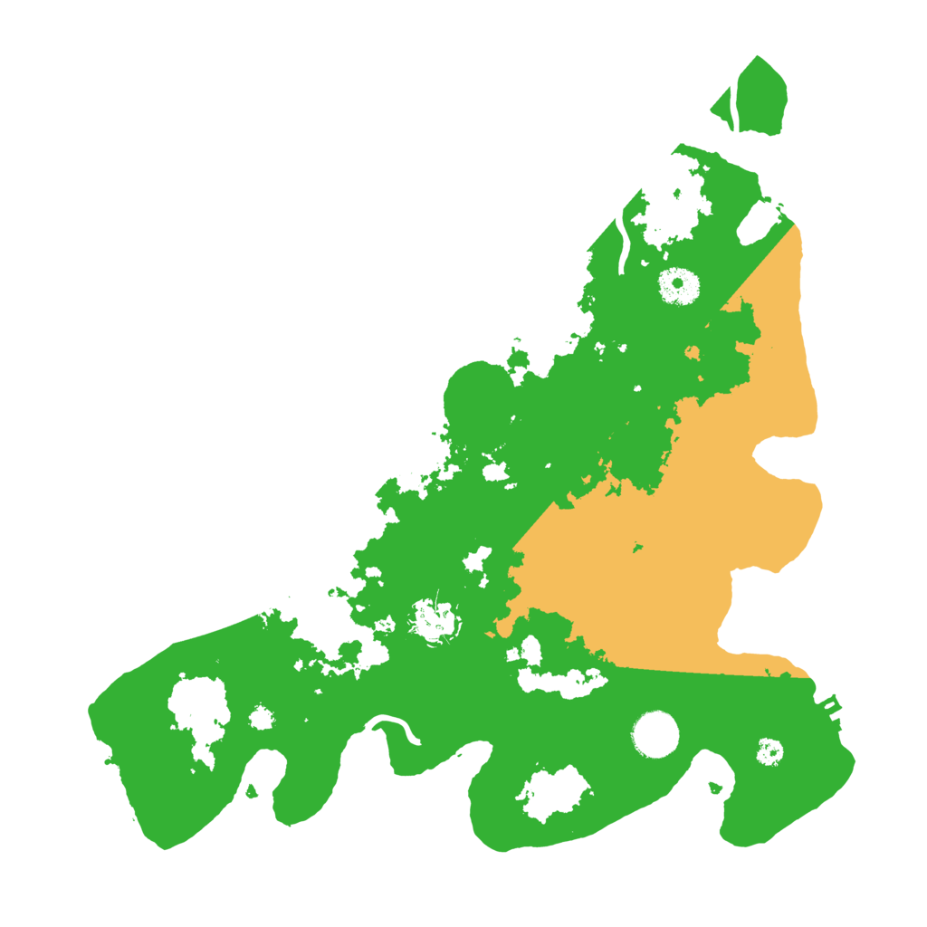 Biome Rust Map: Procedural Map, Size: 3500, Seed: 170