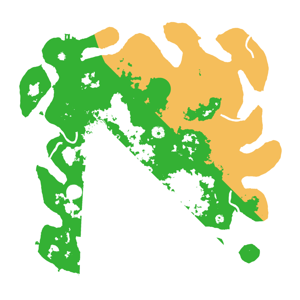 Biome Rust Map: Procedural Map, Size: 3550, Seed: 785830