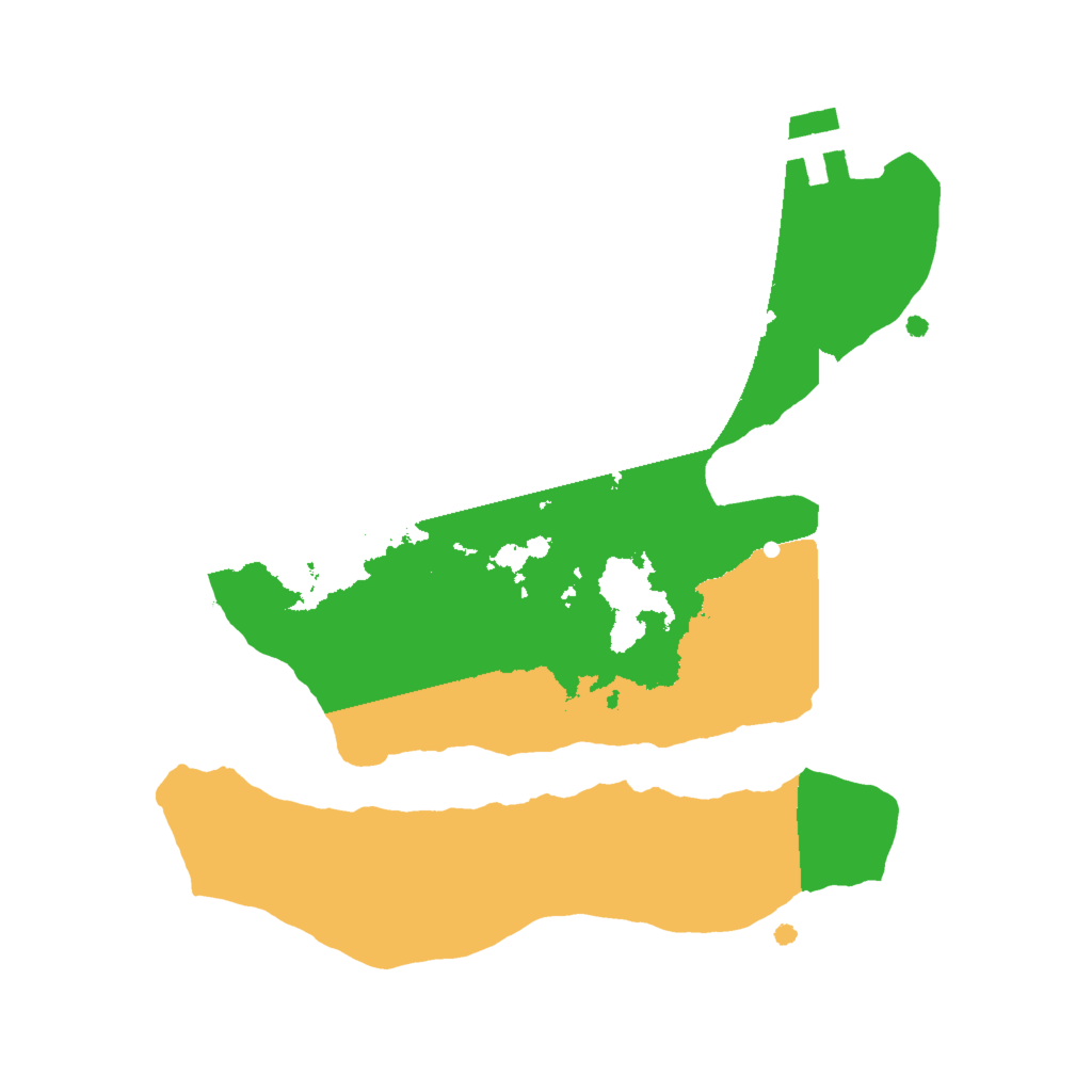 Biome Rust Map: Procedural Map, Size: 2000, Seed: 246768374