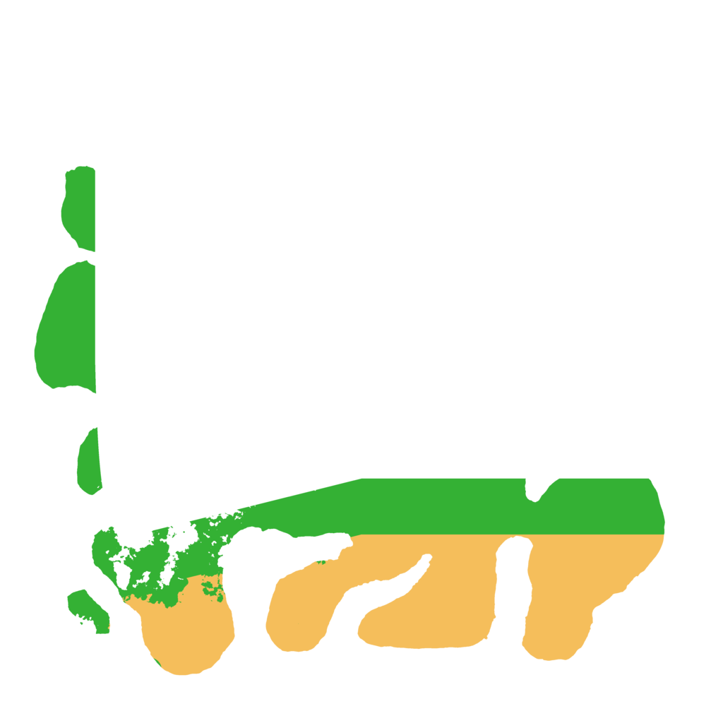 Biome Rust Map: Barren, Size: 4000, Seed: 1