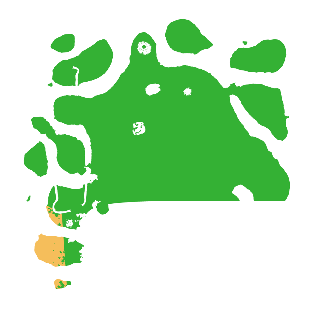 Biome Rust Map: Procedural Map, Size: 3550, Seed: 392157