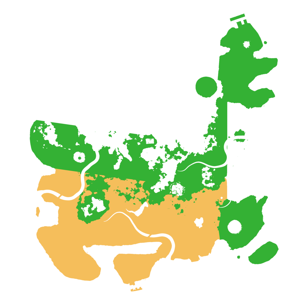 Biome Rust Map: Procedural Map, Size: 4000, Seed: 419464