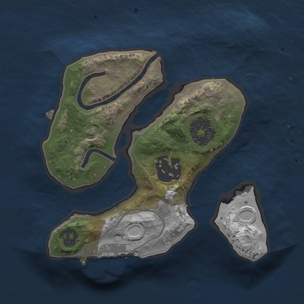 Rust Map: Procedural Map, Size: 1700, Seed: 251221, 7 Monuments