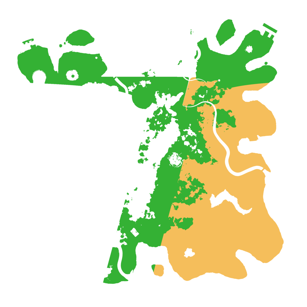 Biome Rust Map: Procedural Map, Size: 4000, Seed: 211388