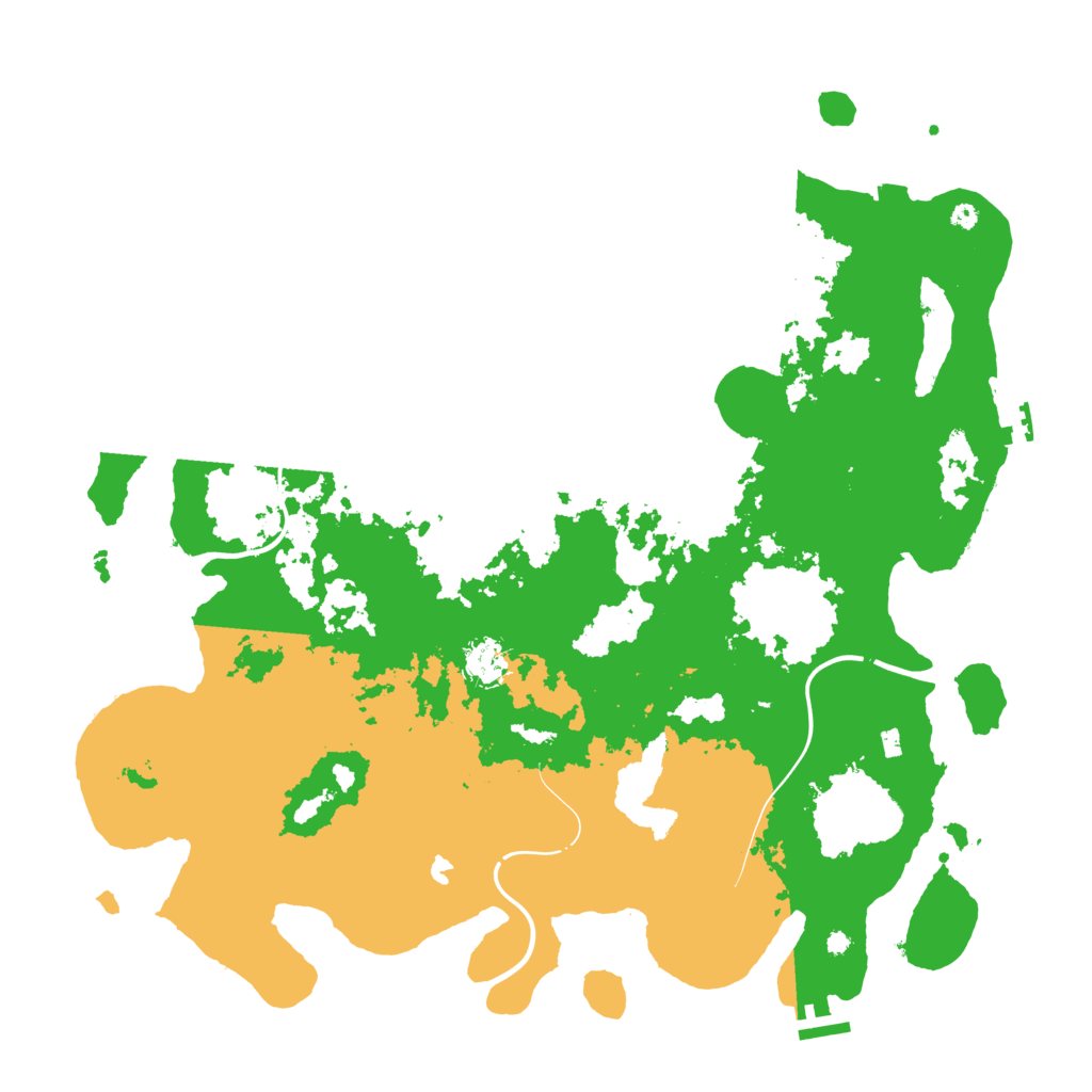 Biome Rust Map: Procedural Map, Size: 4250, Seed: 1234