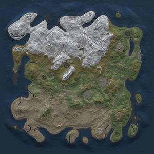 Thumbnail Rust Map: Procedural Map, Size: 4250, Seed: 1234, 18 Monuments