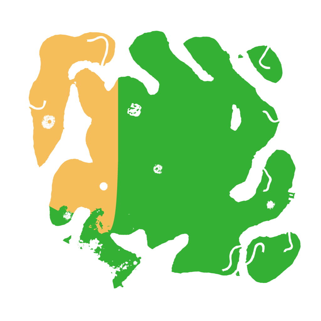 Biome Rust Map: Procedural Map, Size: 3550, Seed: 558825