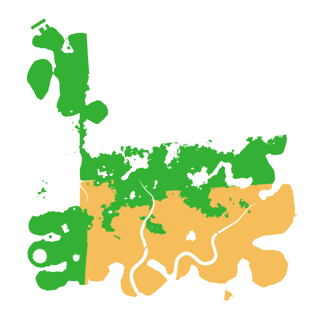 Biome Rust Map: Procedural Map, Size: 4000, Seed: 70605