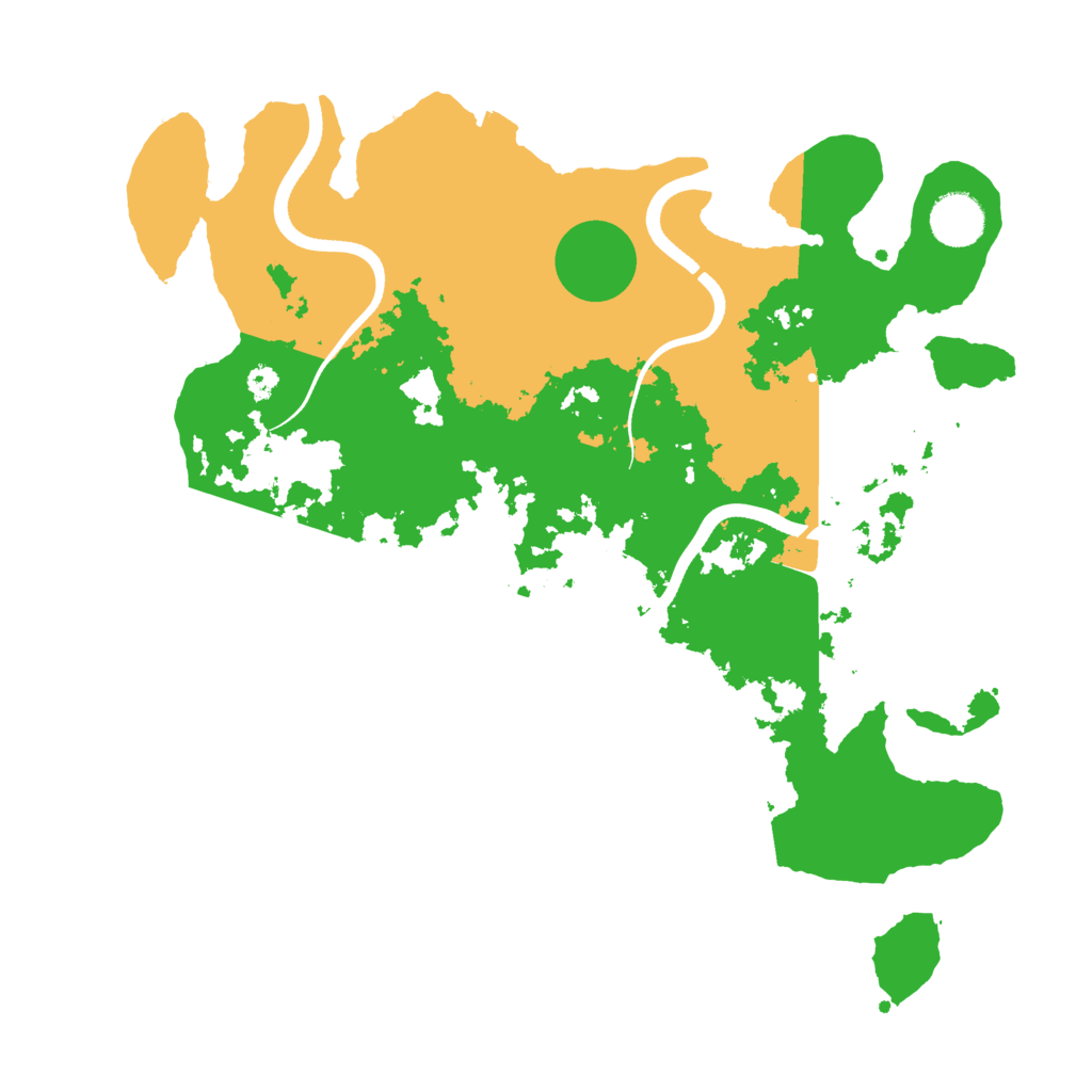Biome Rust Map: Procedural Map, Size: 3550, Seed: 741190