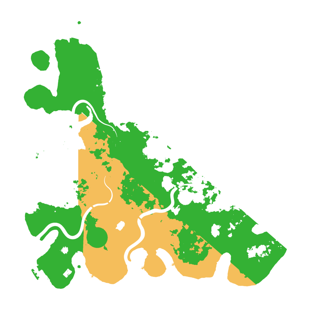 Biome Rust Map: Procedural Map, Size: 4000, Seed: 129112
