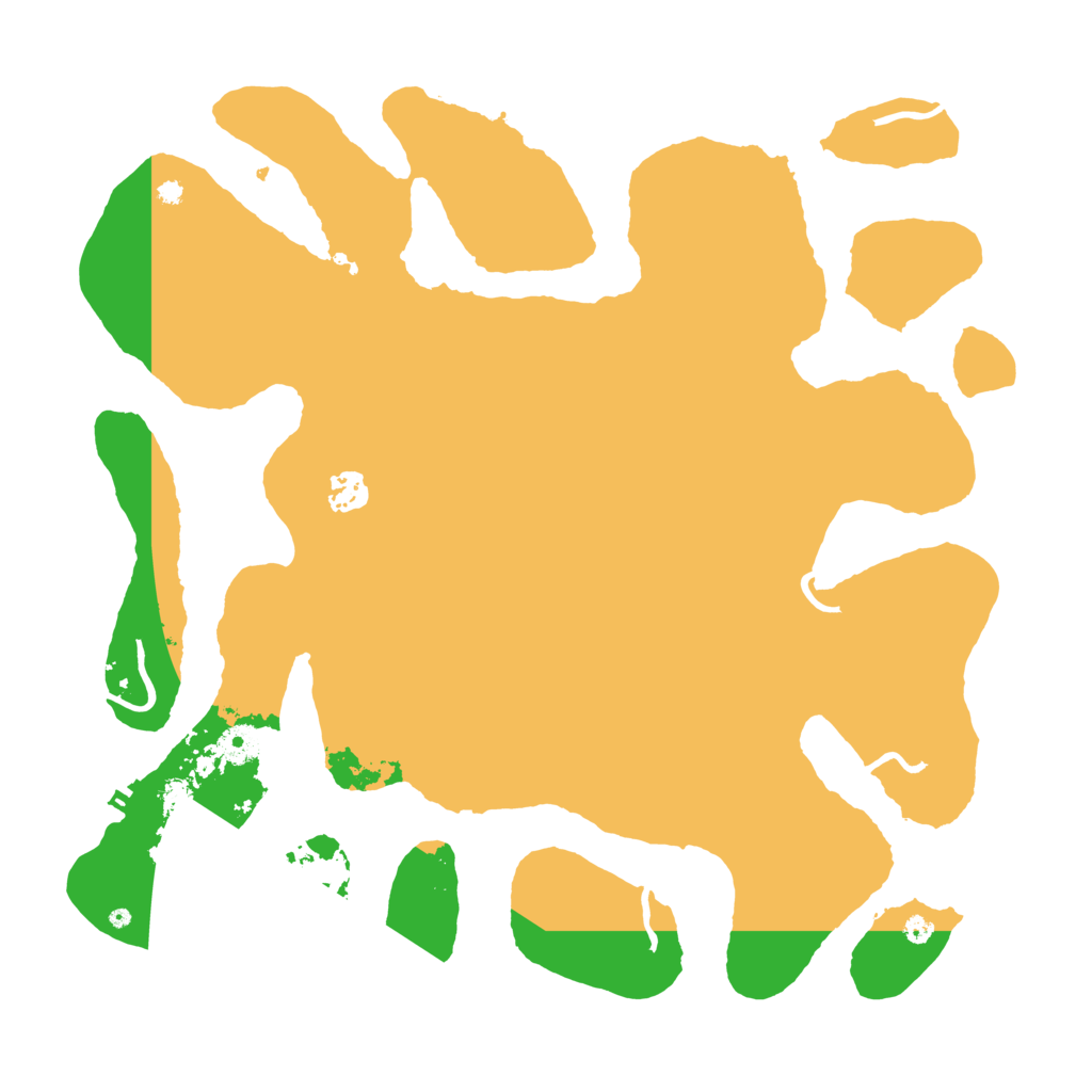 Biome Rust Map: Procedural Map, Size: 3950, Seed: 48808619