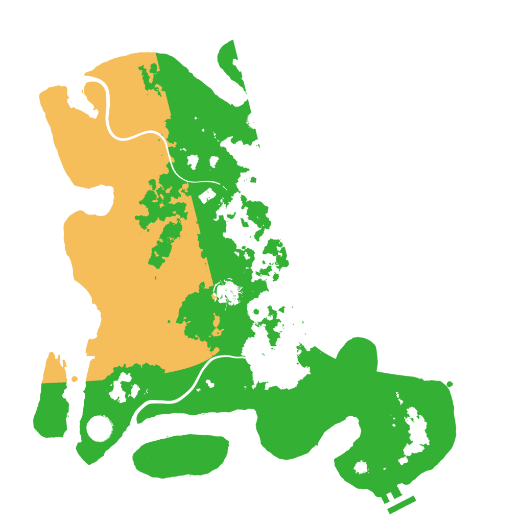 Biome Rust Map: Procedural Map, Size: 3550, Seed: 35933