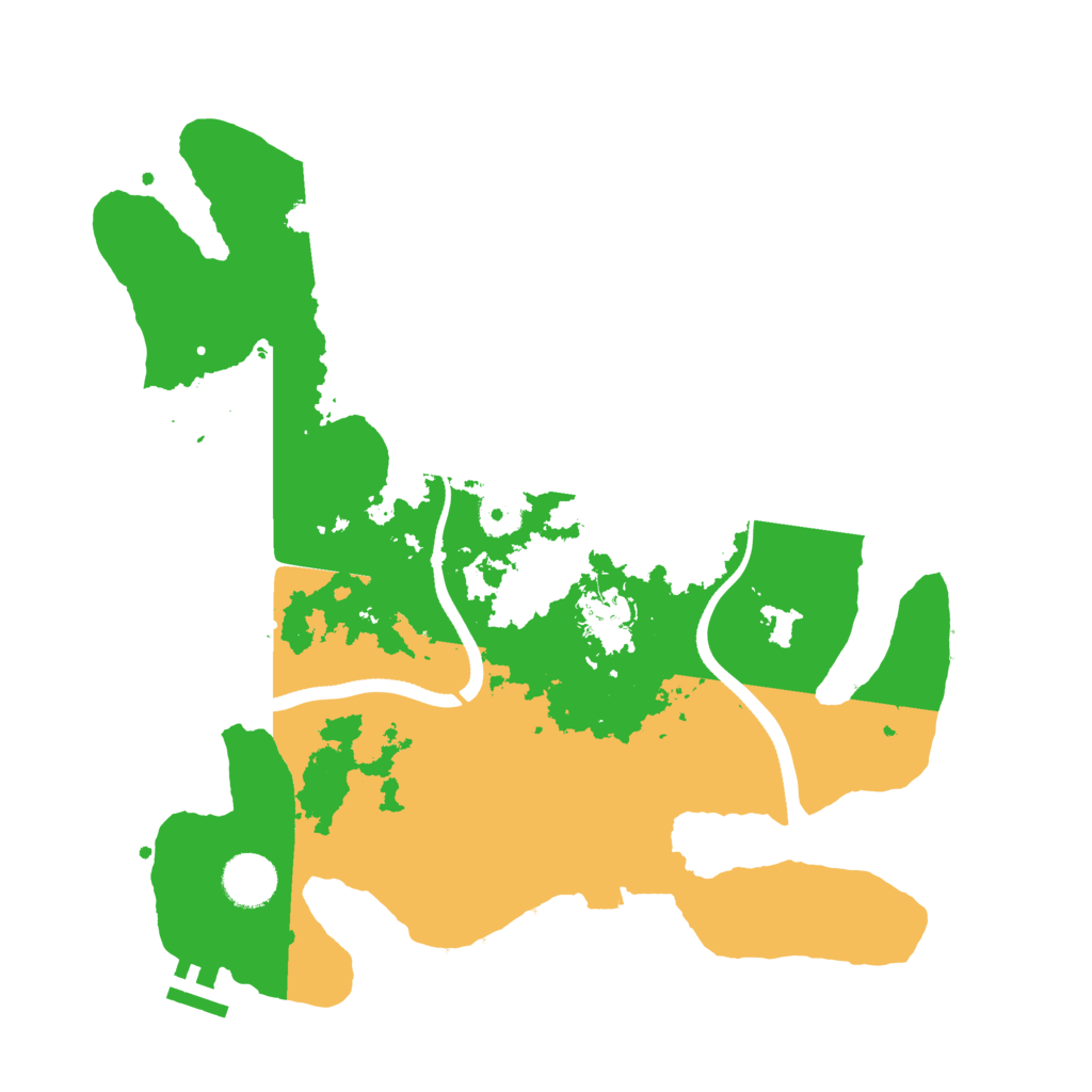 Biome Rust Map: Procedural Map, Size: 3550, Seed: 546328