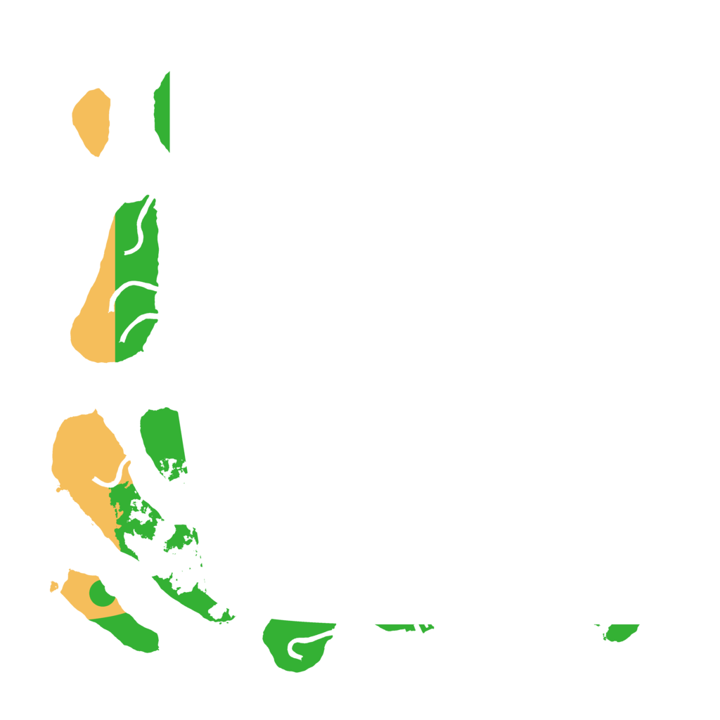 Biome Rust Map: Procedural Map, Size: 3550, Seed: 661953