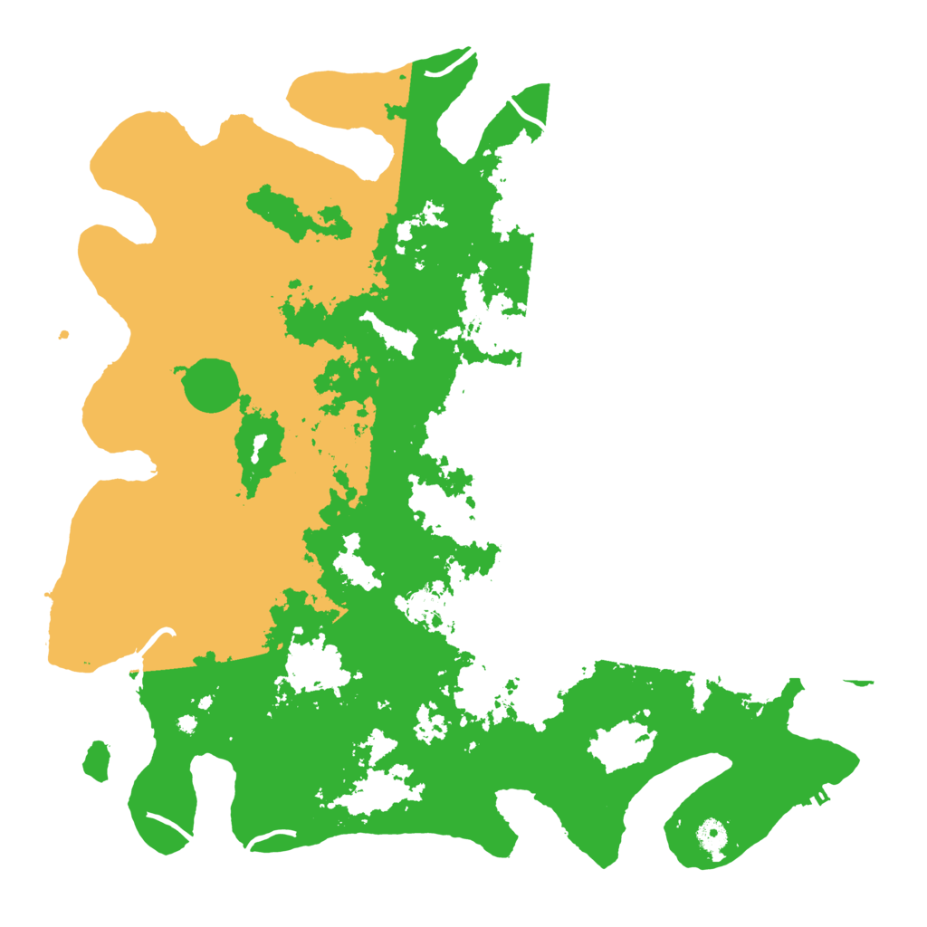 Biome Rust Map: Procedural Map, Size: 4500, Seed: 304882911