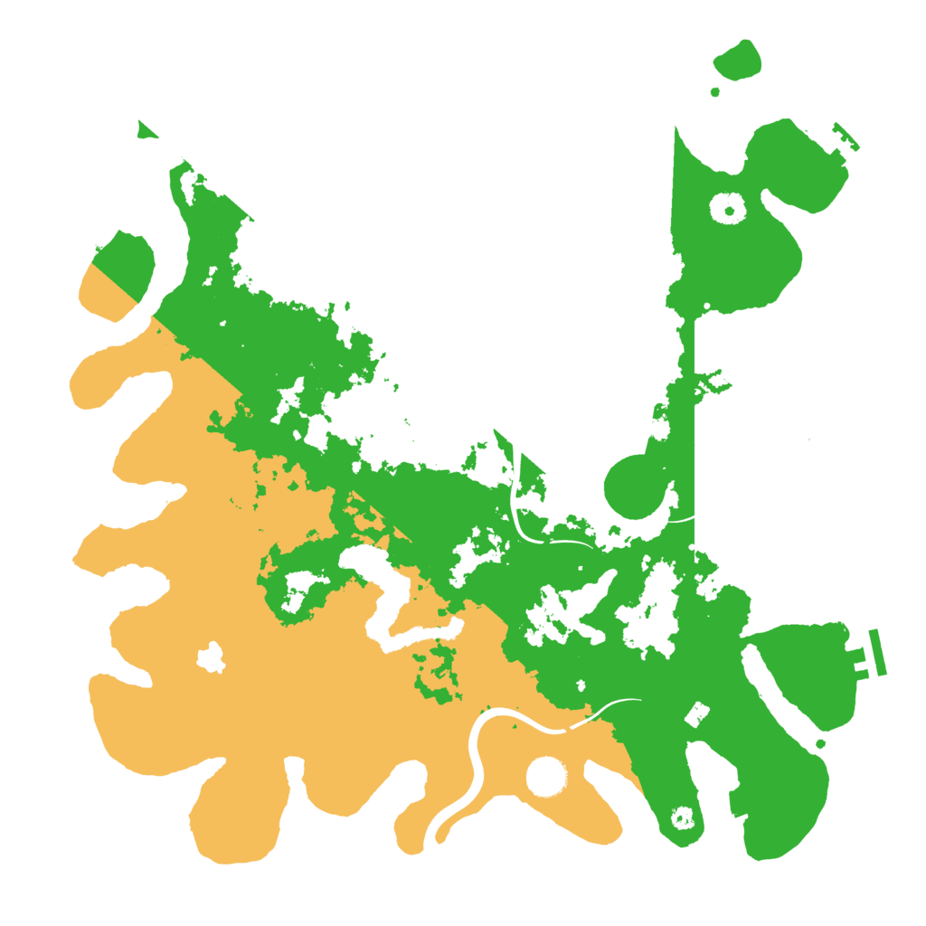 Biome Rust Map: Procedural Map, Size: 4000, Seed: 109236