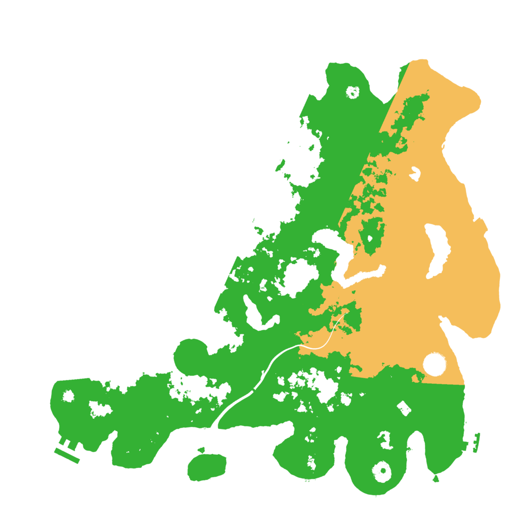 Biome Rust Map: Procedural Map, Size: 4000, Seed: 653077