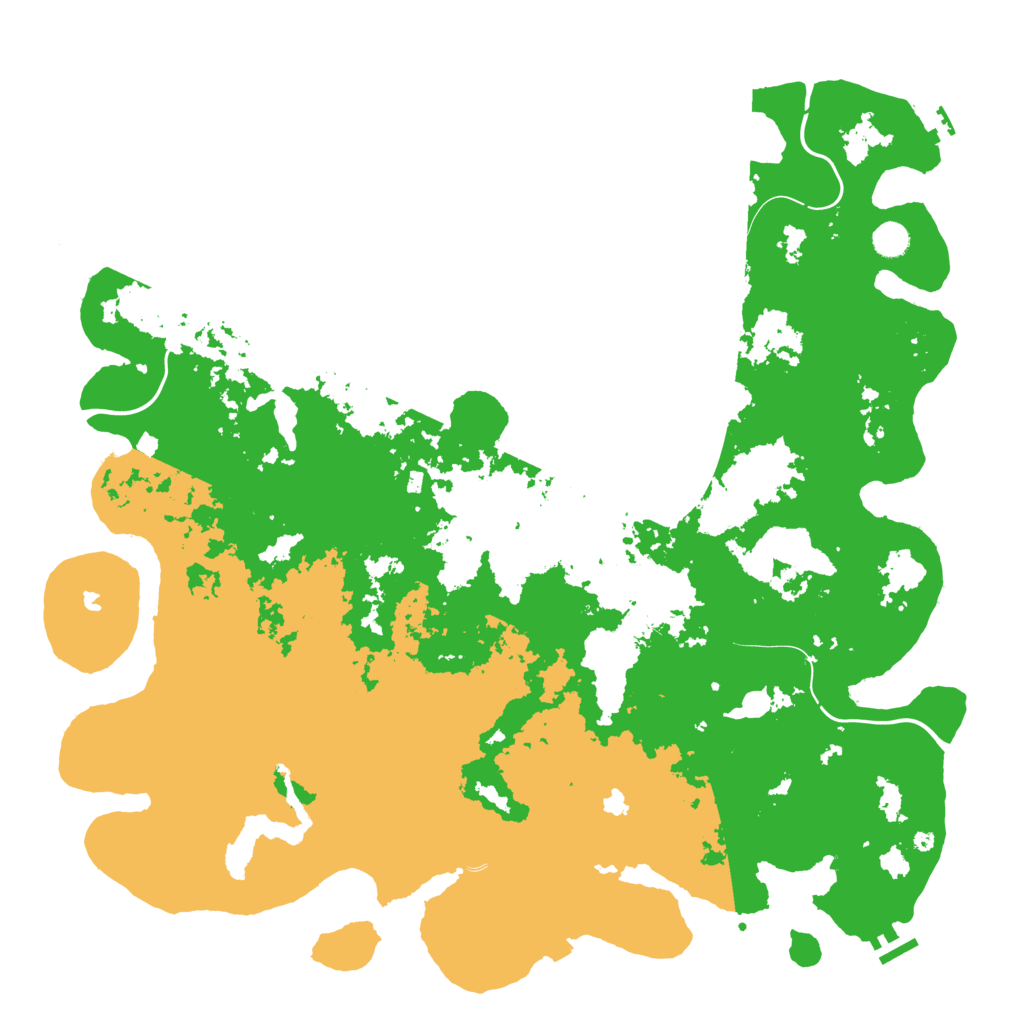 Biome Rust Map: Procedural Map, Size: 5000, Seed: 7149