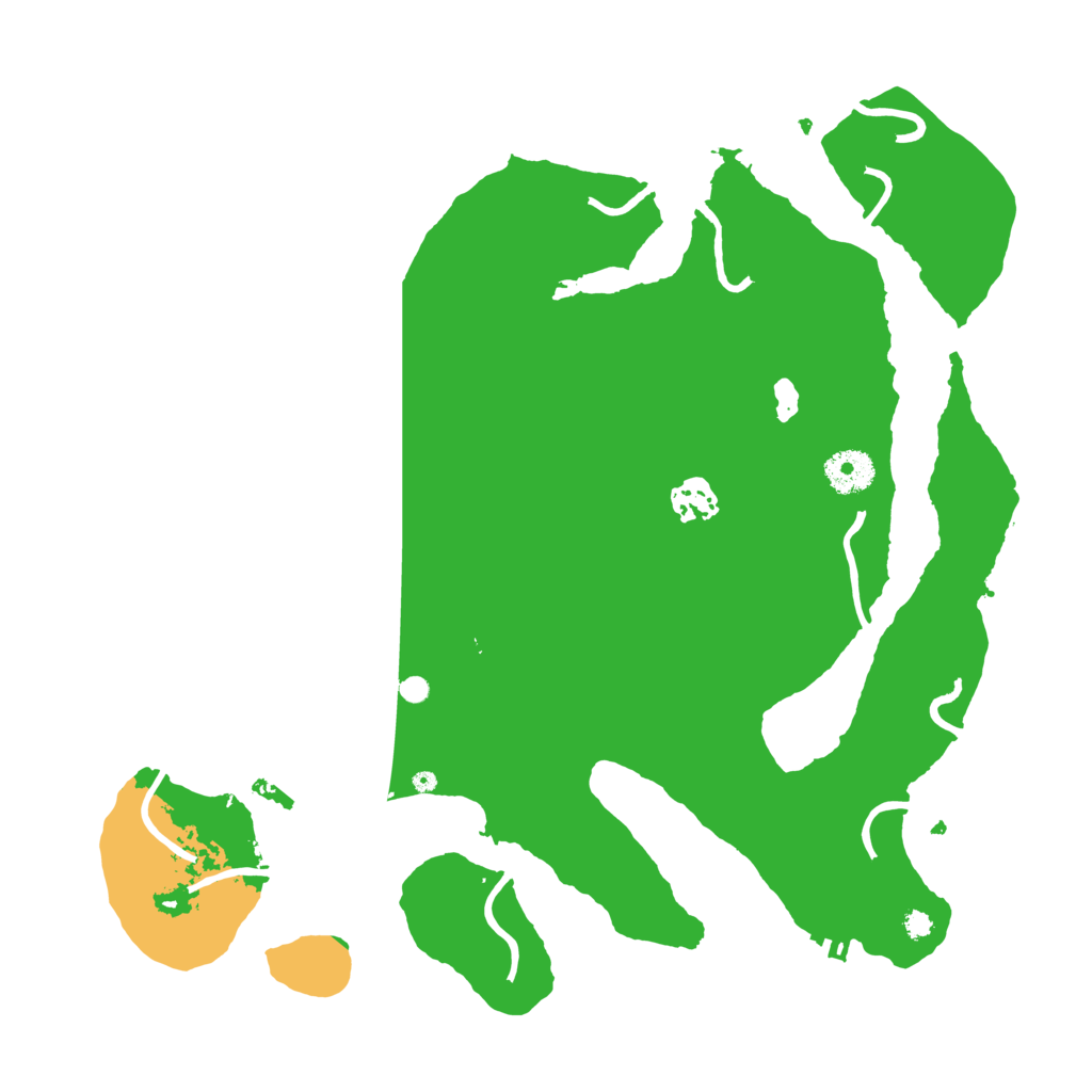 Biome Rust Map: Procedural Map, Size: 3550, Seed: 538785