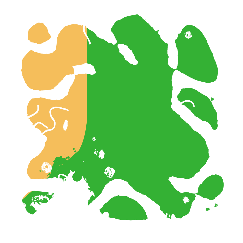 Biome Rust Map: Procedural Map, Size: 3500, Seed: 5465132