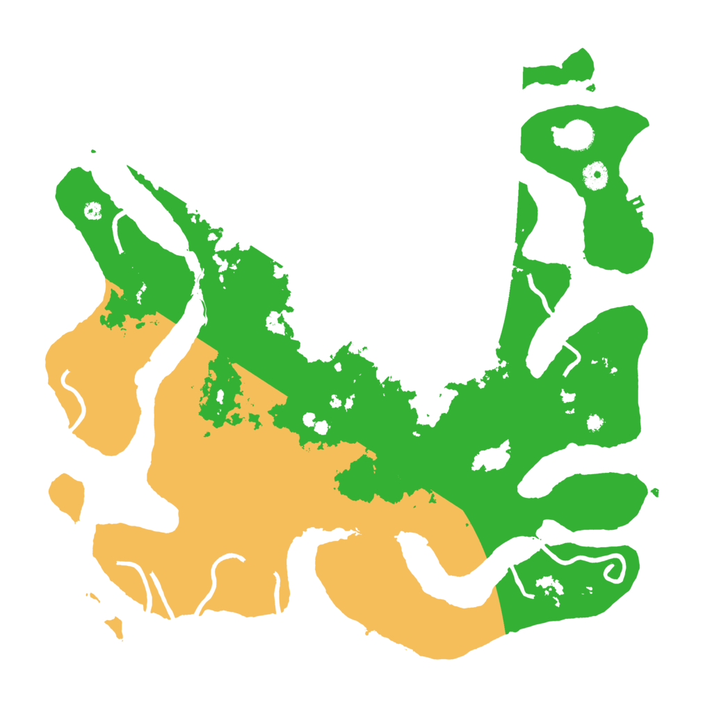 Biome Rust Map: Procedural Map, Size: 4050, Seed: 2131070473