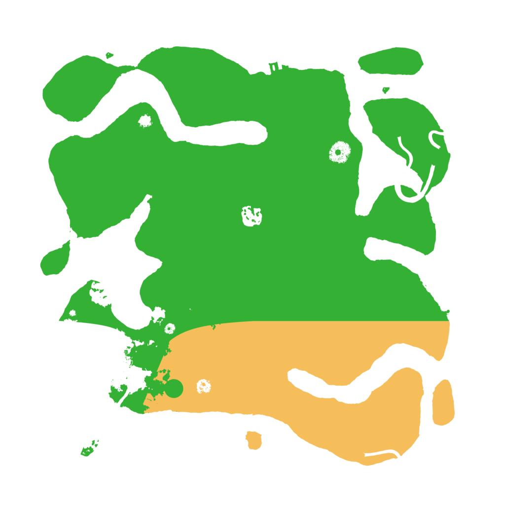 Biome Rust Map: Procedural Map, Size: 3550, Seed: 127264