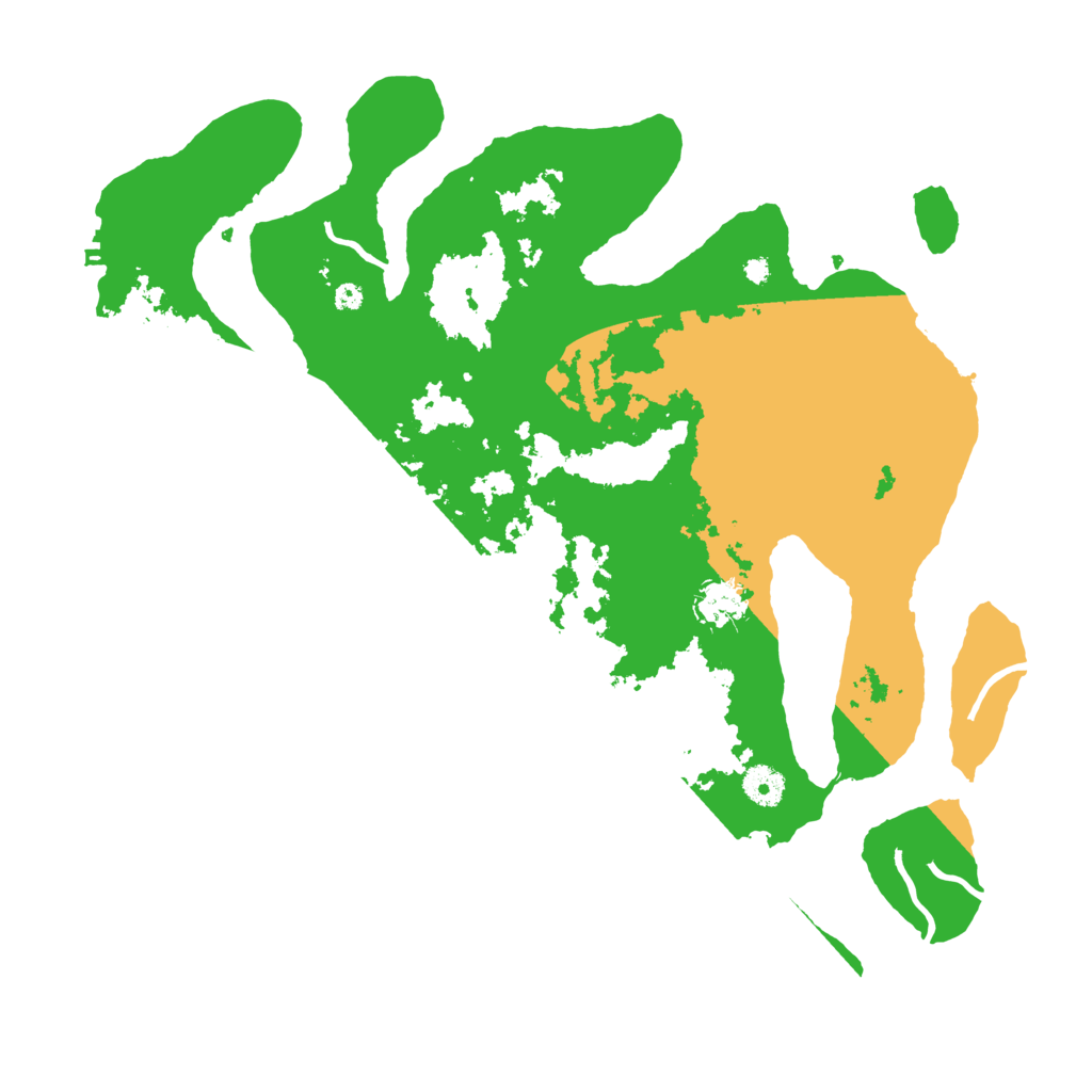 Biome Rust Map: Procedural Map, Size: 4000, Seed: 121474