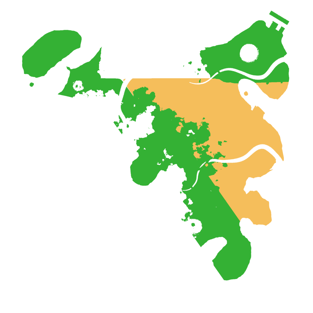 Biome Rust Map: Procedural Map, Size: 3000, Seed: 641193067
