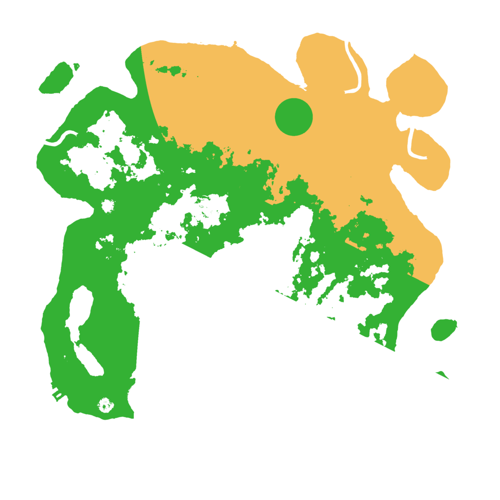 Biome Rust Map: Procedural Map, Size: 3500, Seed: 137