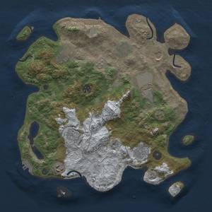 Thumbnail Rust Map: Procedural Map, Size: 3500, Seed: 137, 18 Monuments