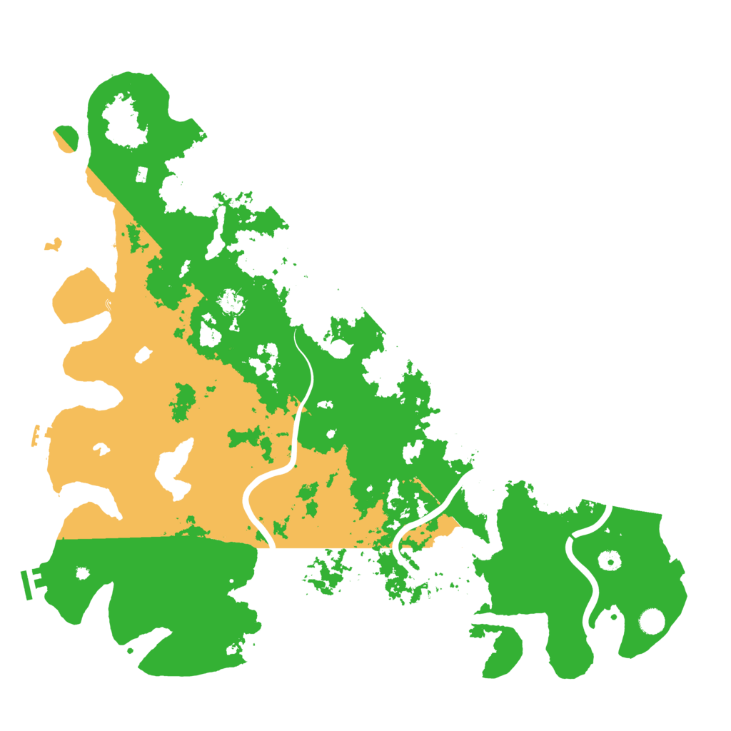 Biome Rust Map: Procedural Map, Size: 5000, Seed: 80340411