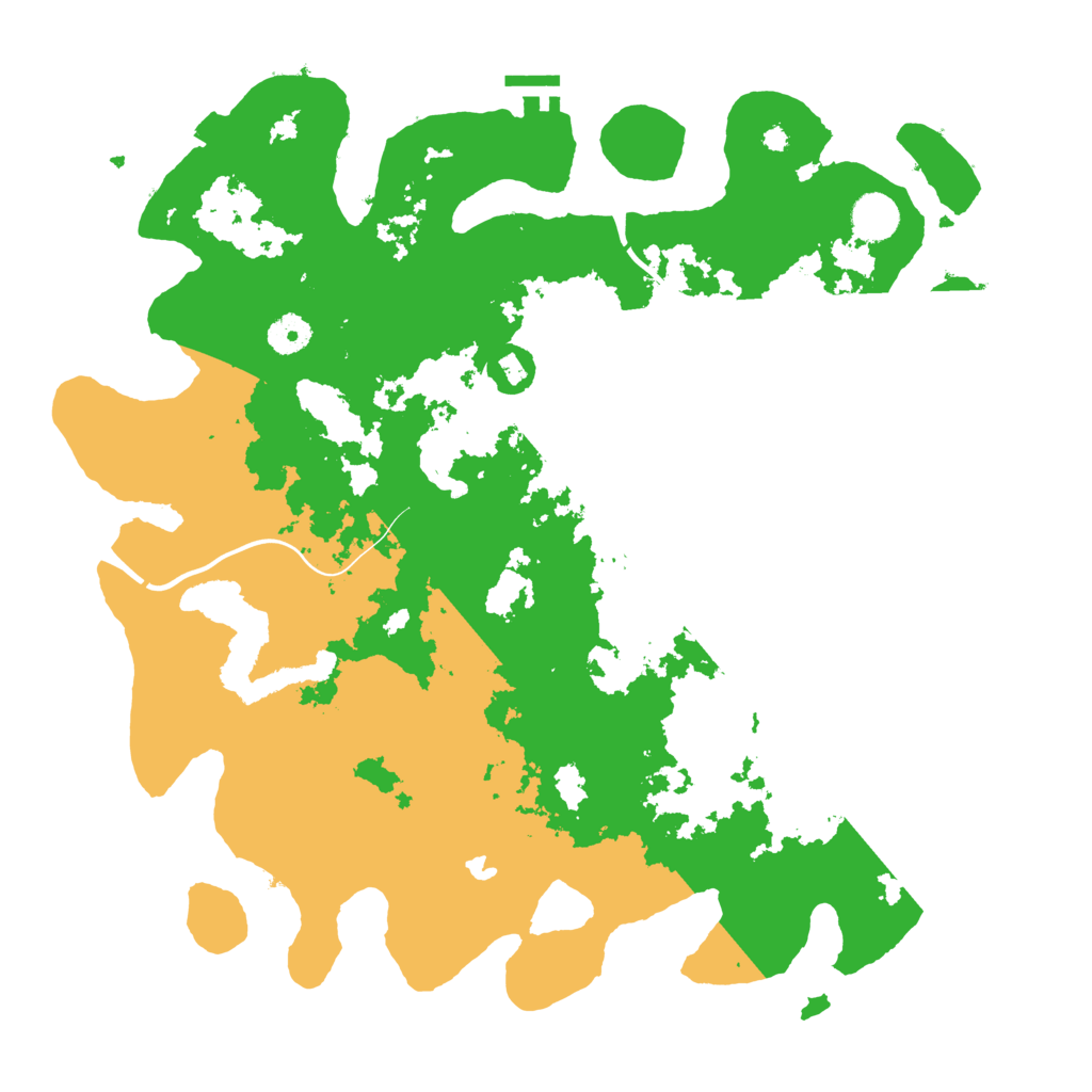 Biome Rust Map: Procedural Map, Size: 4000, Seed: 735875