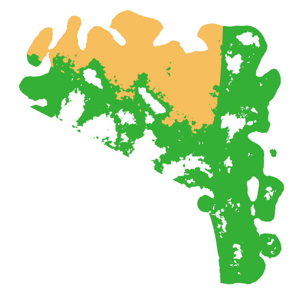 Biome Rust Map: Barren, Size: 4900, Seed: 3