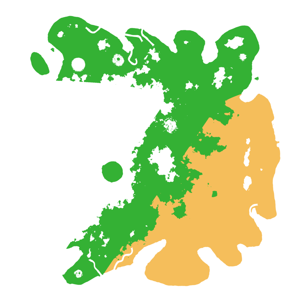 Biome Rust Map: Procedural Map, Size: 3900, Seed: 624122021