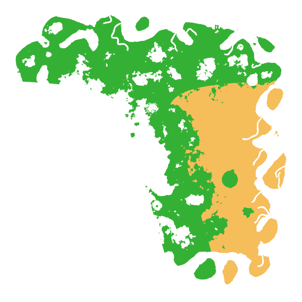 Biome Rust Map: Procedural Map, Size: 5000, Seed: 1234420