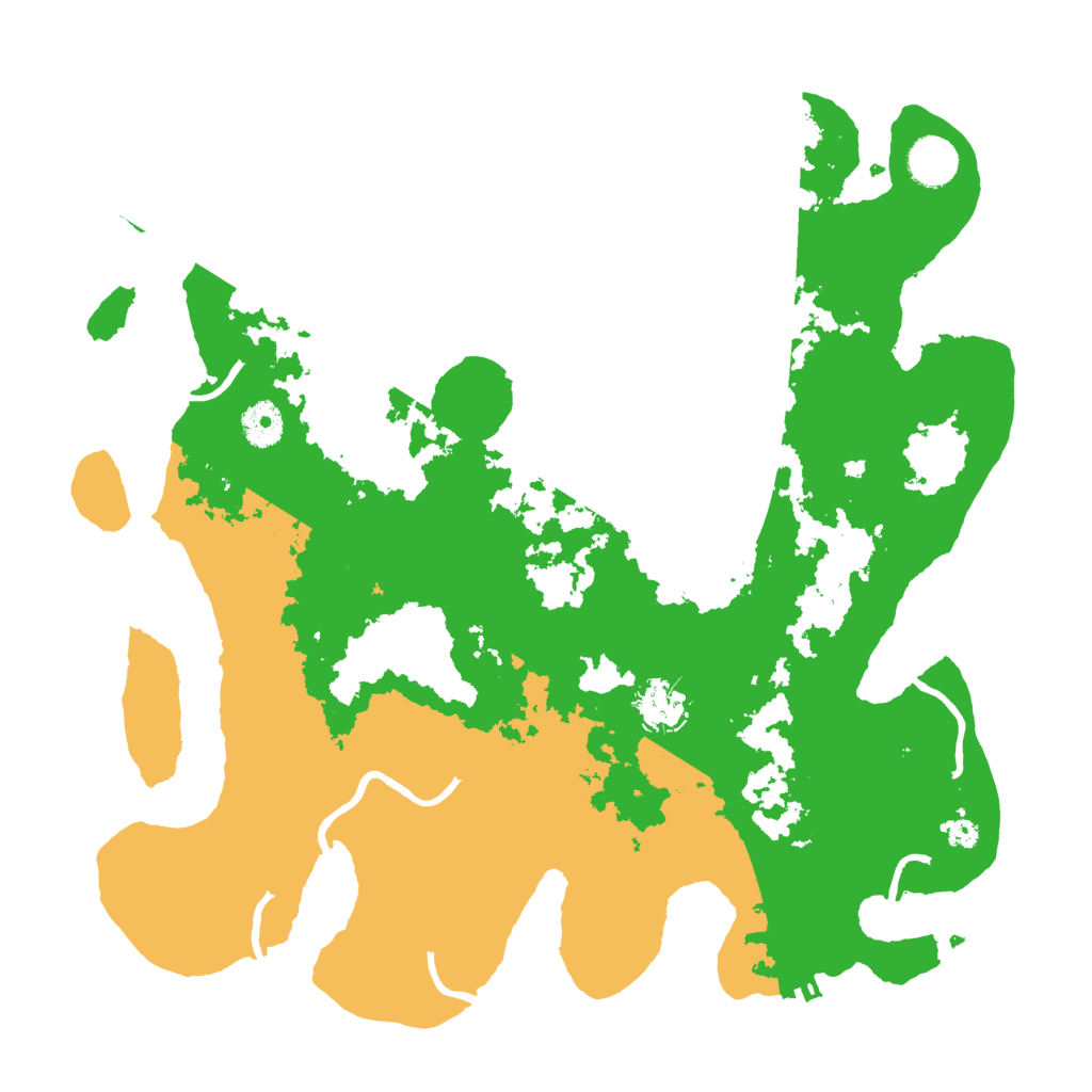 Biome Rust Map: Procedural Map, Size: 3800, Seed: 69902308