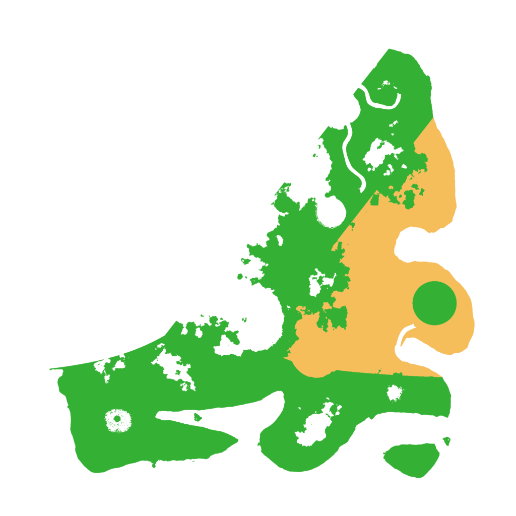Biome Rust Map: Procedural Map, Size: 3100, Seed: 434142