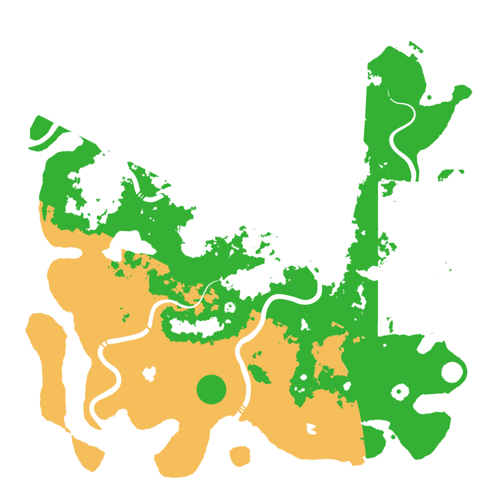 Biome Rust Map: Procedural Map, Size: 4500, Seed: 85936921