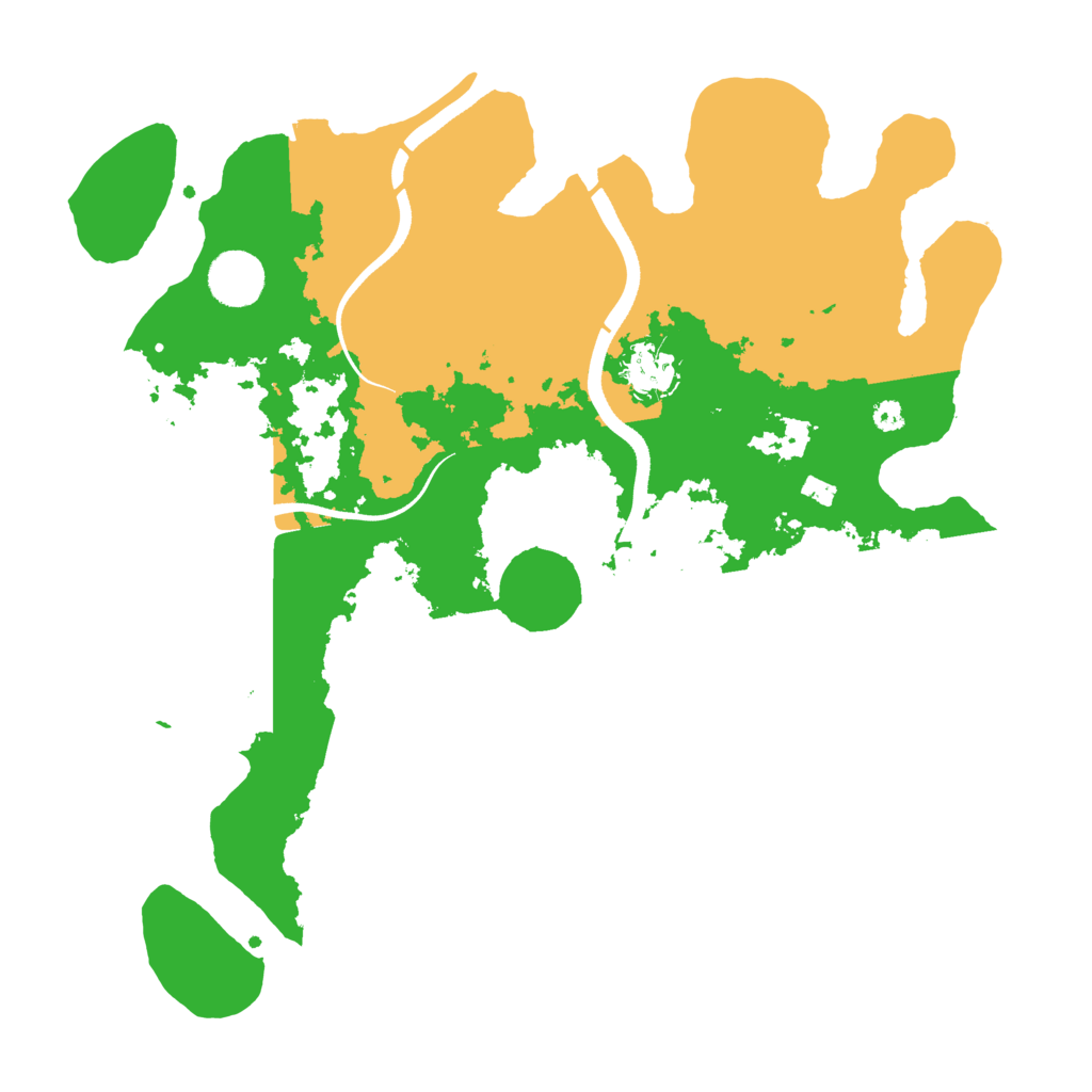 Biome Rust Map: Procedural Map, Size: 3550, Seed: 348547
