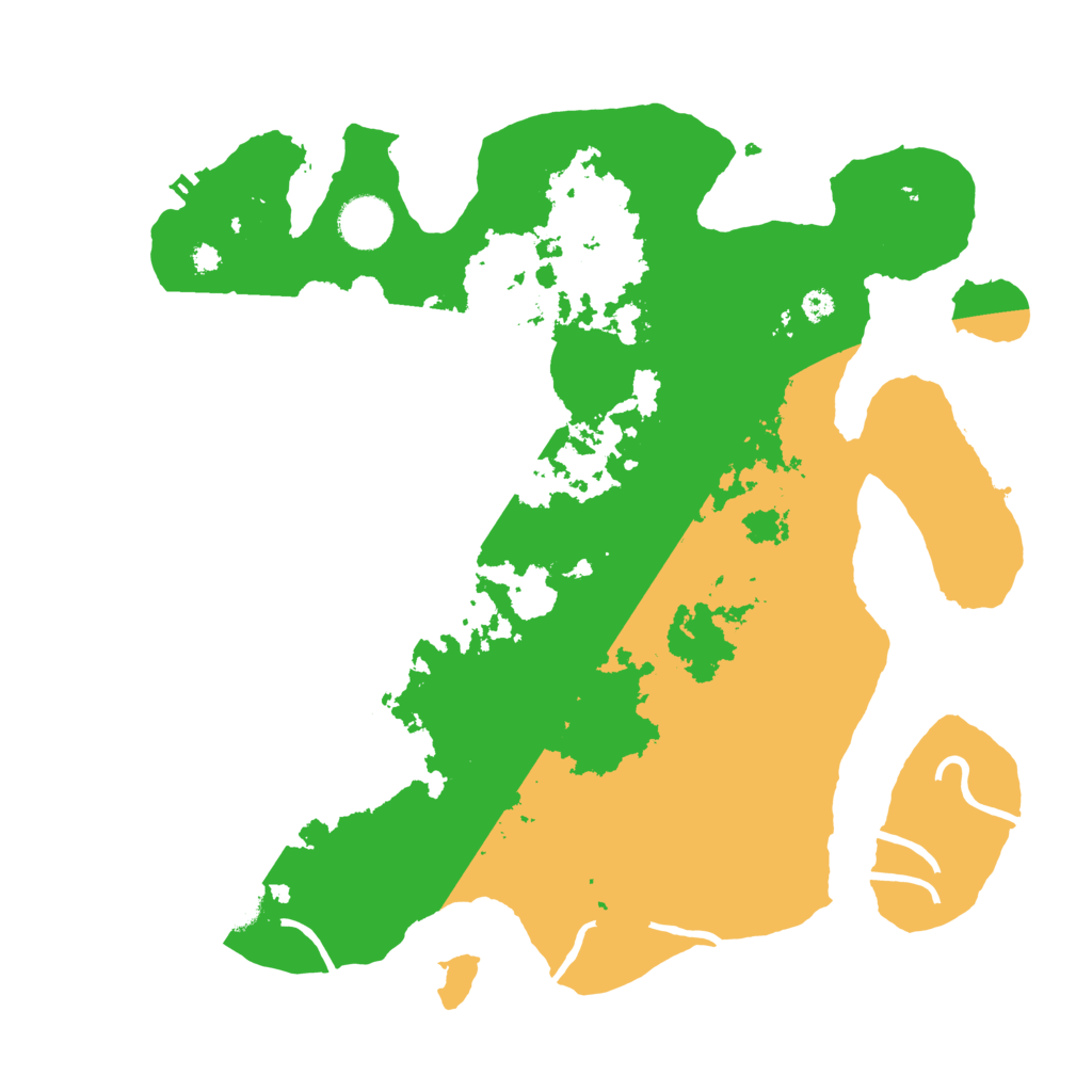 Biome Rust Map: Procedural Map, Size: 3550, Seed: 940594